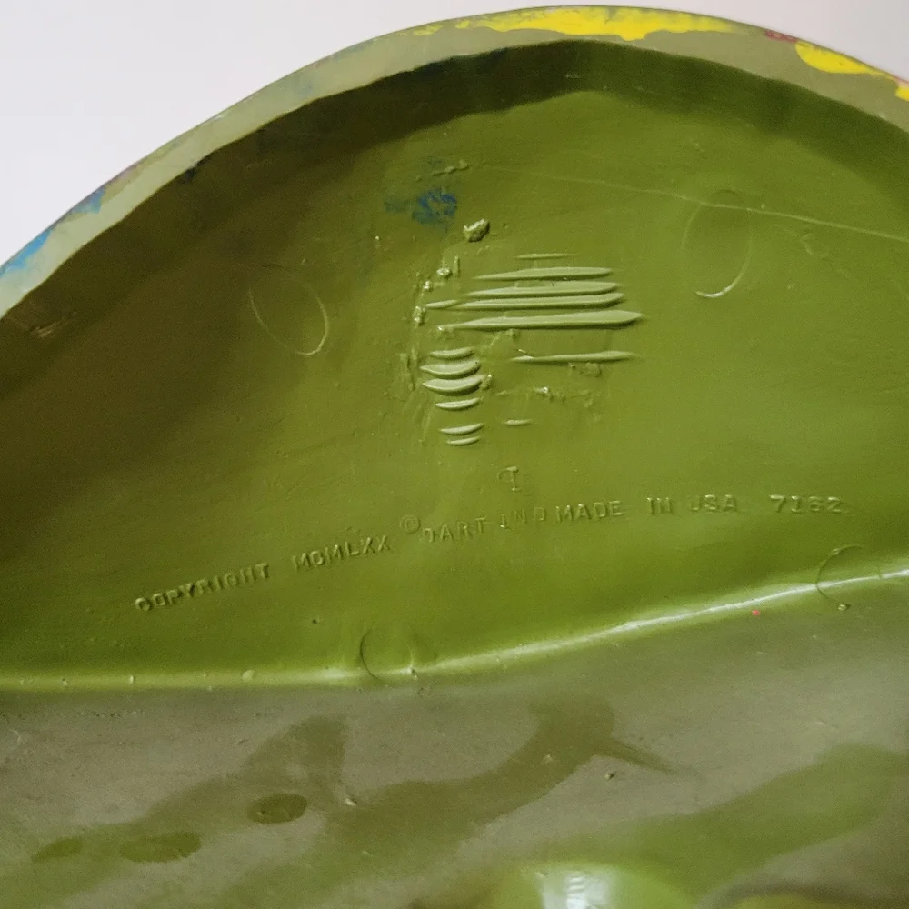 Vintage 1970 Mushroom Wall Hanging Day Glow - Picture 10 of 13